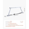 image:imageVEVOR Universal RV Stabilizer RV Bumper Stabilizer for Trailers Campers Fifth Wheel Compact Foldable Design for Easy Storage Adjustable Height from 12 inch to 28 inch Reduces RV Wobble 2PCS2 Pack