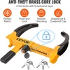 image:imageVEVOR Universal Wheel Clamp Lock 2 Pack Adjustable AntiTheft Tire Lock HeavyDuty Steel for ATV SUV Car Golf Cart Boats Motorcycles with 6 Keys