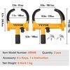 image:imageVEVOR Universal Wheel Clamp Lock 2 Pack Adjustable AntiTheft Tire Lock HeavyDuty Steel for ATV SUV Car Golf Cart Boats Motorcycles with 6 Keys