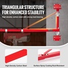image:imageVEVOR Wall Mount Jib Crane 1320 lbs Max Load Capacity Electric Scaffolding Lift Electric Hoist Holder Swing Arm with Pole Steel Hoist Frame 180 Swivel Scaffold Lifting Arm for Electric Hoist6601320 LBS