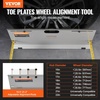 image:imageVEVOR Wheel Alignment Tool 2Pack Alignment Tool Toe Plates Stainless Steel Toe Angle Measurement Tool Plate 4 Alignment Rods and Magnetic Slots Includes Measuring Tapes amp Conversion ChartWithout Digital Camber Gauge