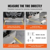 image:imageVEVOR Wheel Alignment Tool 2Pack Alignment Tool Toe Plates Stainless Steel Toe Angle Measurement Tool Plate 4 Alignment Rods and Magnetic Slots Includes Measuring Tapes amp Conversion ChartWithout Digital Camber Gauge