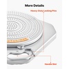 image:imageVEVOR Wheel Alignment Turn Plates 4Ton Capacity Brass Dial Measurements 360 Rotating Turntable Wheel Alignment Tool with Transition Bridge amp Thrust Block for Car SUV Light Truck