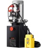 image:imageVevor 110V 10 Quart Hydraulic Power Unit Automotive Hydraulic Pump Dump Trailer Vehicle Mounted Lifter Auto Shop Repair Car Lift Power Unit for Two and Four Post Lift Auto Hoist4 Quart Single Acting