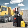 image:imageVevor 110V 10 Quart Hydraulic Power Unit Automotive Hydraulic Pump Dump Trailer Vehicle Mounted Lifter Auto Shop Repair Car Lift Power Unit for Two and Four Post Lift Auto Hoist4 Quart Single Acting