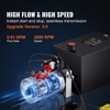 image:imageVevor 110V 10 Quart Hydraulic Power Unit Automotive Hydraulic Pump Dump Trailer Vehicle Mounted Lifter Auto Shop Repair Car Lift Power Unit for Two and Four Post Lift Auto Hoist8 Quart