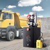 image:imageVevor 12VDC Hydraulic Pump 15 Quart 39 Gallon Double Acting Metal Reservoir Hydraulic Pump Unit Remotely Controlled for Dump Trailer Industrial amp Scientific12 Quart