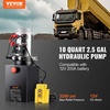 image:imageVevor 12VDC Hydraulic Pump 15 Quart 39 Gallon Double Acting Metal Reservoir Hydraulic Pump Unit Remotely Controlled for Dump Trailer Industrial amp Scientific10 Quart