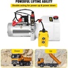 image:imageVevor Hydraulic Pump 3 Quart Hydraulic Power Unit Double Acting Hydraulic Pump for Dump Trailer Car Lifting 12V DC Plastic Oil Reservoir Plastic Double Acting  Industrial amp Scientific