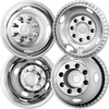 image:imagePolished 195 10 Lug Wheel Simulators Stainless Steel Bolt Kit Hubcap Kit Fit for 20052020 Ford F450F550 2WD Trunk Dually Wheel Cover Set16