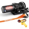 image:imageVEVOR 6000 lbs Electric Winch 12V DC ATVUTV Winch with 024 in x 492 ft Synthetic Rope Wireless amp Wired Remote Control IP55 Waterproof with Fairlead Mount Plate for Towing ATV UTV OffRoad2500lbs