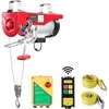 image:imageVEVOR 880lbs Electric Hoist with Wireless Remote Control 110v Electric Hoist with Remote Control 40ft20ft Lifting Height Motor for Garage Warehouse Factory880LBS
