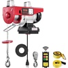 image:imageVEVOR 880lbs Electric Hoist with Wireless Remote Control 110v Electric Hoist with Remote Control 40ft20ft Lifting Height Motor for Garage Warehouse Factory440lbs