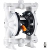image:imageVEVOR Air Operated Double Diaphragm Pump 35 GPM 1 inch Inlet amp Outlet Pneumatic Waste Oil Transfer Pump Max 114 PSI Aluminum Alloy Body AirOperated for Diesel Grease Kerosene Gasoline amp Oil112 inch 44GPM Polypropylene