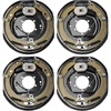 image:imageVEVOR Electric Trailer Brake Assembly 12 x 2 2 Pairs SelfAdjusting Electric Brakes Kit for 7000 lbs Axle 5Hole Mounting Backing Plates for Braking System Part Replacement 2 Right  2 Left  Electric Brakes Kit for 7000 lbs Axle 5Hole Mounting Backing Plates for Braking System Part Replacement 2 Right  2 Left2 Pairs Brakes