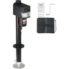 image:imageVEVOR Electric Trailer Jack 7500 lbs Capacity Electric Power Tongue Jack with Waterproof Protective Cover amp LED Light for Travel Trailer Camper RV 9843385 in Lift 12V DC with Wiring Black3500 lbs