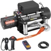 image:imageVEVOR Electric Winch 13500 lbs Load Capacity 12V DC Truck Winch with 38 in x 80 ft Steel Rope Wireless amp Wired Remote Control IP55 Waterproof for Towing SUV Jeep Trailer Boat OffRoad Vehicle12000 lbs