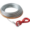 image:imageVEVOR Galvanized Steel Winch Cable 38 Inch x 75 Feet 15200 lbs Breaking Strength Wire Winch Rope with Swivel Hook Towing Cable Heavy Duty Universal Fit for SUV Large OffRoad Vehicle Truck75 ft
