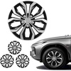 image:imageVEVOR Hubcaps Wheel Covers for 20172023 Tesla Model 3 18 Inch Set of 4 Wheel Rim Cover Hubcaps OEM Style Replacement R18 Size Snap On Car Hub Caps Premium 10Spoke ABS Tire Rim Caps Matte BlackSilver  Black