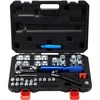 image:imageVEVOR Hydraulic Flaring Tool Kit 45 Double Flaring Tool Brake Repair Brake Flaring Tools for 31612 Brake Flare Tool with Tube Cutter and Deburrer 32 PCS Tube Flaring Tools for Copper Lines