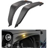 image:imageVEVOR Inner Fender Liner Front amp Rear Fender Liner Compatible with 20072018 Jeeps JKJKU 24 Doors Steel Mud Guards Bolton Style Fenders Flare Wheel Well Cover Fenders Flare Liners BlackFront A