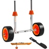 image:imageVEVOR Kayak Cart 250 lbs Load Capacity Canoe Cart Dolly with 75inch Solid Rubber Tires amp Kickstand Assembles amp Disassembles Within Seconds Paddle Board Trolley for Kayaks Canoes Paddleboards