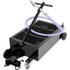 image:imageVEVOR Low Profile Oil Drain Pan 17 Gal Capacity Rolling Oil Drain Pan with 110V HighFlow Electric Pump 72 ft Hose amp T Folding Handle Leakproof amp Corrosionresistant Fit for Trucks ATVs BlackHerringbone