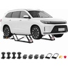 image:imageVEVOR Portable Car Lift 9000 lbs Capacity Heavy Duty Steel Truck Lift with 28 Max Height 120V Power Unit Wheels 4 Rubber Pads amp 4 Lifting Columns for Cars SUVs Trucks Home Garage or Shop Use7000LBSElectrohydraulicmodel 2