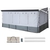 image:imageVEVOR RV Awning Sun Shade Room  Compatible with 1617 ft Awnings RV Awning Sun Shading Room with Door amp Ventilated Mesh Windows Sunproof amp Windproof ThreeSided Enclosure Tent for RV Camping18 Feet to 19 Feet