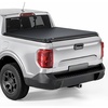 image:imageVEVOR Retractable Tonneau Cover 55 ft Hard Retractable Tonneau Cover with Builtin Drainage Pipe for 20092024 Ford F150 Crew Cab Customized Design with DoubleLock amp TSlot45 ft