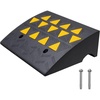 image:imageVEVOR Rubber Curb Ramp 6 Rise Height Sidewalk Threshold Ramp 146 Width 193 Length Driveway Ramp 33069 lbs Load Capacity for Curb for Forklifts Trucks Buses Cars Wheelchairs Bike6 H x 193 L