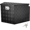 image:imageVEVOR Trailer Tongue Box Heavy Duty Trailer Tongue Tool Box Storage Organizer with Lock amp Keys Utility Tool Chest for Pickup Truck Bed RV SUV OffRoad Vehicle Steel 49 x 139 x 18539 Black