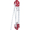 image:imageVEVOR Twin Sheave Block and Tackle 12 in x 100 ft Twin Sheave Block with Braid Rope 3035 KN 66007705 lbs Double Pulley Rigging12 x 100