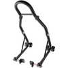 image:imagevevor Motorcycle Stand Lift 850lbs Front Rear Combo Stand Lift Stand Front Wheel Fork Stands Rear UL Fork Swingarm Spool Stands Compatible with Most Yamaha Honda Kawasaki Suzuki Motorcycles Black  850lbs Capacity Front Wheel Fork Stand Rear UL Fork Swingarm Spool Stands Compatible with Yamaha Honda Kawasaki SuzukiBlack