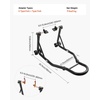 image:imagevevor Motorcycle Stand Lift 850lbs Front Rear Combo Stand Lift Stand Front Wheel Fork Stands Rear UL Fork Swingarm Spool Stands Compatible with Most Yamaha Honda Kawasaki Suzuki Motorcycles Black  850lbs Capacity Front Wheel Fork Stand Rear UL Fork Swingarm Spool Stands Compatible with Yamaha Honda Kawasaki SuzukiBlack