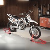 image:imagevevor Motorcycle Stand Lift 850lbs Front Rear Combo Stand Lift Stand Front Wheel Fork Stands Rear UL Fork Swingarm Spool Stands Compatible with Most Yamaha Honda Kawasaki Suzuki Motorcycles Black  850lbs Capacity Front Wheel Fork Stand Rear UL Fork Swingarm Spool Stands Compatible with Yamaha Honda Kawasaki SuzukiRed