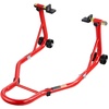 image:imagevevor Motorcycle Stand Lift 850lbs Front Rear Combo Stand Lift Stand Front Wheel Fork Stands Rear UL Fork Swingarm Spool Stands Compatible with Most Yamaha Honda Kawasaki Suzuki Motorcycles Black  850lbs Capacity Front Wheel Fork Stand Rear UL Fork Swingarm Spool Stands Compatible with Yamaha Honda Kawasaki SuzukiRed
