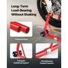 image:imagevevor Motorcycle Stand Lift 850lbs Front Rear Combo Stand Lift Stand Front Wheel Fork Stands Rear UL Fork Swingarm Spool Stands Compatible with Most Yamaha Honda Kawasaki Suzuki Motorcycles Black  850lbs Capacity Front Wheel Fork Stand Rear UL Fork Swingarm Spool Stands Compatible with Yamaha Honda Kawasaki SuzukiRed