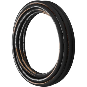 image:imageHydraulic Hose 14 inch x 100 ft Coiled Hydraulic Hose 5800 PSI Rubber Hydraulic Flexible Hose with 2 HighTensile Steel Wire Braid 20 to 140 Hydraulic Oil Flexible Hose34 inch x 50 ft