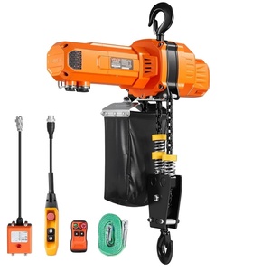 image:imageVEVOR 1100 lbs Electric Chain Hoist 20ft Lifting Height 120V 60Hz Single Phase Overhead Crane w 328ft Wireless amp 15ft Wired Remote Control Power Electric Hoist for Factories Warehouses Garages2in1 2200lbs 10ft