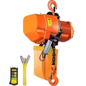image:imageVEVOR 2 Ton Wireless Electric Chain Hoist 4400 LBS Capacity with 20 FT Lifting Height IP54 Protection Three Phase Overhead Crane with G100 Chain