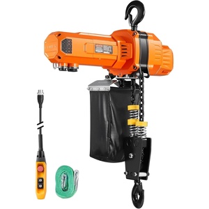 image:imageVEVOR 2Speed Electric Chain Hoist 2200 lbs 20ft Lifting Height 120V 60Hz Single Phase Overhead Crane with 15 ft Wired Remote Control G100 Chain Electric Lift Hoist for Factory Warehouse Garage2Speed 2200lbs 20ft