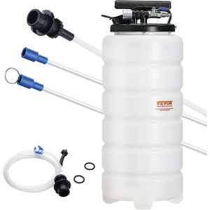 image:imageVEVOR 65L Manual Fluid Extractor Pump Oil Changer Vacuum Fluid Extractor Oil Extractor Change Pump for Automotive Oil Change amp Fluid Change Tool with Dipstick and Suction Hose 65L15L PneumaticManual