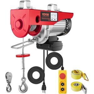 image:imageVEVOR 880lbs Electric Hoist with 14 FT Wired Remote Control Electric Hoist 110 Volt with 2040 FT Lifting Height for Garage Warehouse Factory880LBS