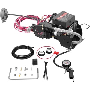 image:imageVEVOR Air Shock Controller Kit 12V 100PSI On Board Air Compressor System Air Ride Suspension Compressor Kit with Single Path System Pressure Gauge amp Air Line for Trucks VansWireless  APP Control