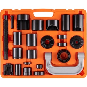 image:imageVEVOR Ball Joint Press Kit 25 pcsTool Kit CPress Ball Joint Remove and Install Tools for Most 2WD and 4WD Cars Heavy Duty Ball Joint Repair Kit for Automotive Repairing25 PCS