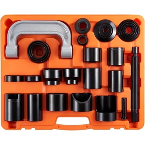 image:imageVEVOR Ball Joint Press Kit 25 pcsTool Kit CPress Ball Joint Remove and Install Tools for Most 2WD and 4WD Cars Heavy Duty Ball Joint Repair Kit for Automotive Repairing23 PCS