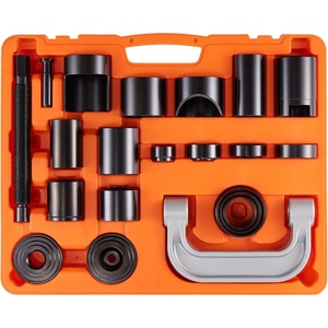 image:imageVEVOR Ball Joint Press Kit 25 pcsTool Kit CPress Ball Joint Remove and Install Tools for Most 2WD and 4WD Cars Heavy Duty Ball Joint Repair Kit for Automotive Repairing21 PCS
