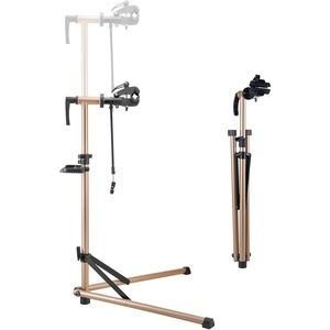 image:imageVEVOR Bike Repair Stand 4Leg Steel Bicycle Repair Stand 425748 Adjustable Height Bike Maintenance Work Stand with Magnetic Tool Tray Foldable Bike Service Stand for Home Shop Max 80 Pounds88 LBS