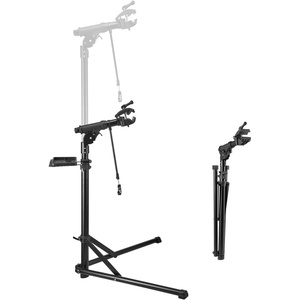 image:imageVEVOR Bike Repair Stand 4Leg Steel Bicycle Repair Stand 425748 Adjustable Height Bike Maintenance Work Stand with Magnetic Tool Tray Foldable Bike Service Stand for Home Shop Max 80 Pounds85 LBS